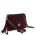 Nomade - Suede leather fringe clutch